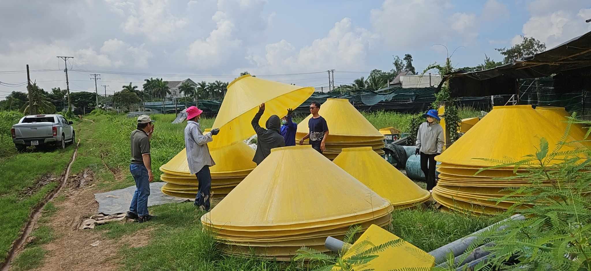 CDSS delivery in July, 2024 to shrimp farms, all over Vietnam.