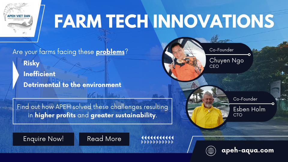 Is old technology holding back your aqua farm? Introducing farm tech innovations from APEH